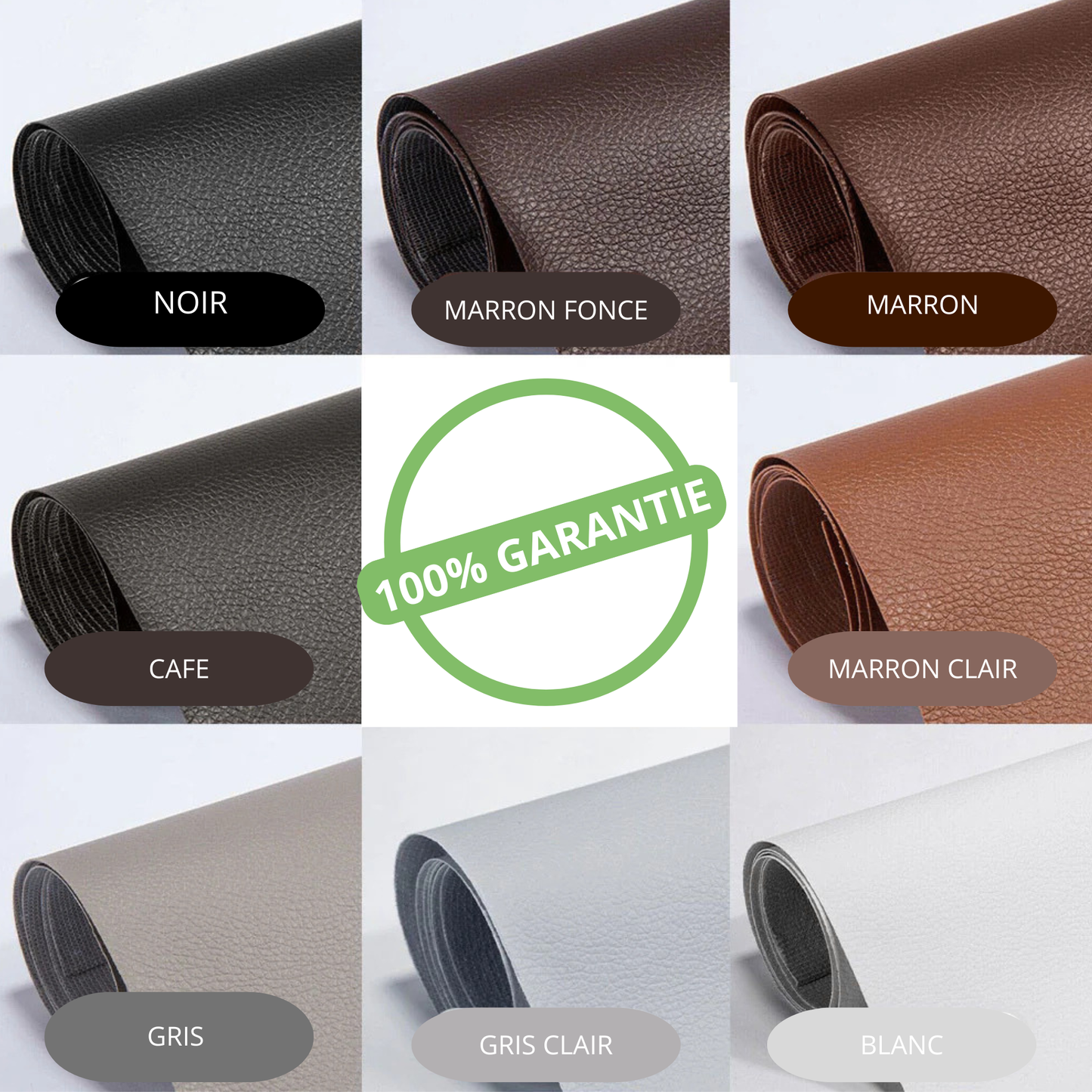 RepairCuir™ –Patch autocollant de réparation cuir